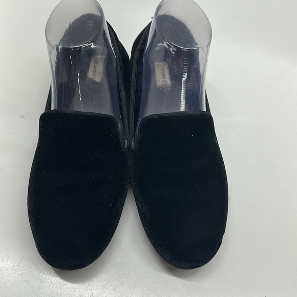 Birdies Starling Loafers Slip On Flat Shoes Velvet Shearling Lined Black 7.5 - Picture 3 of 9